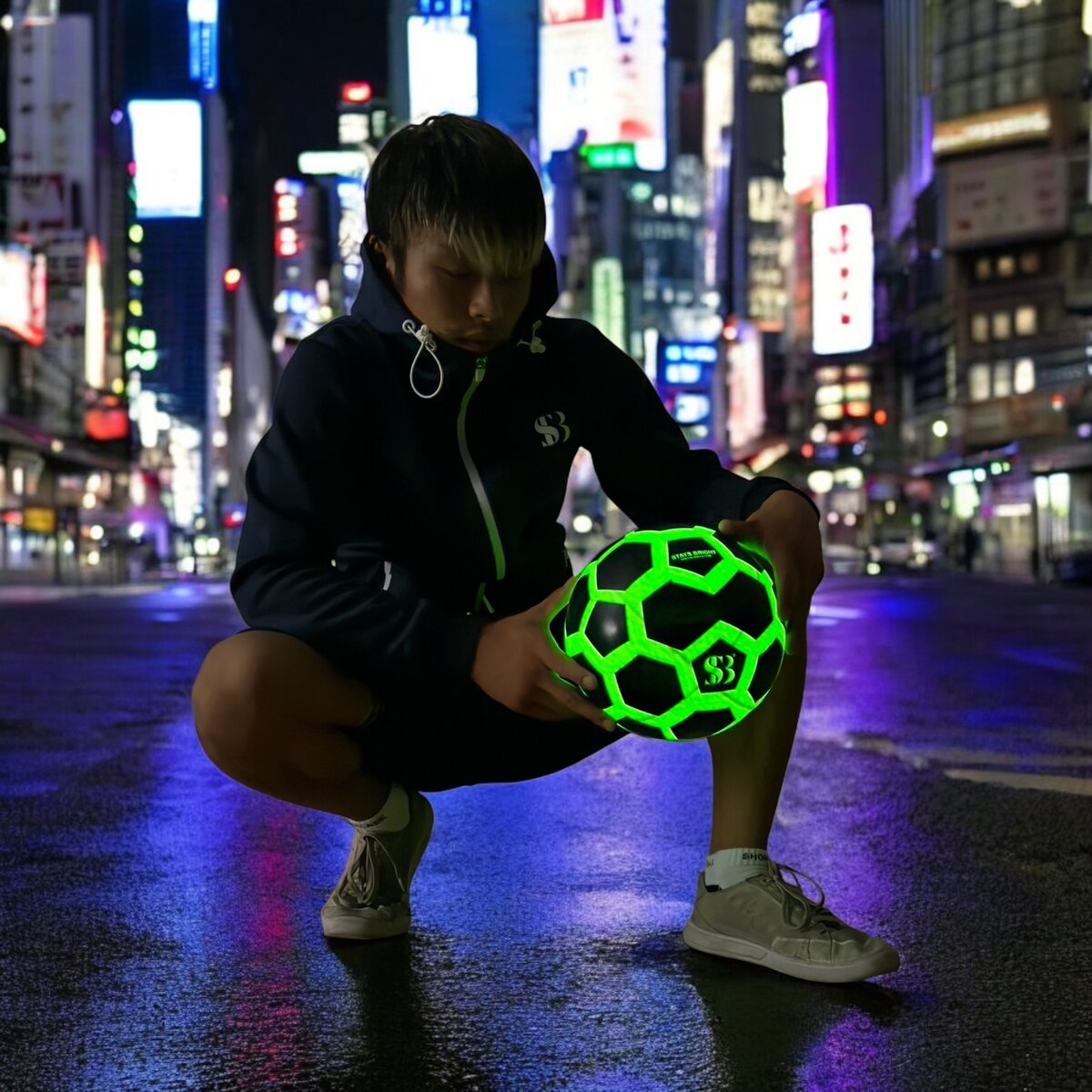 Stays Bright - LED - Voetbal - Maat 5 