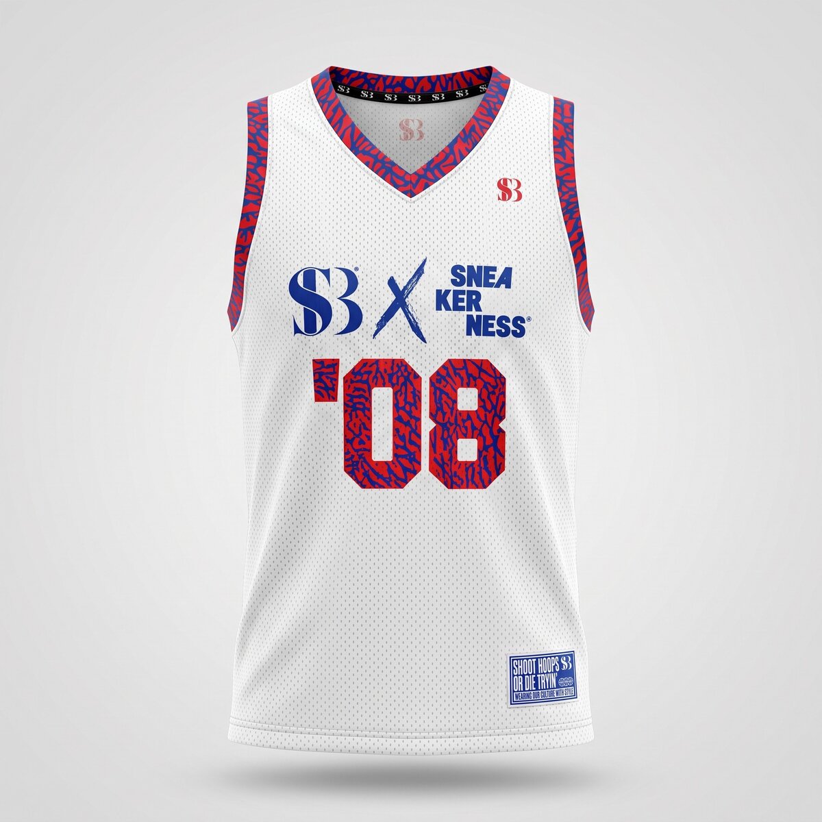 SB x Sneakerness Basketball Jersey 2026 voorkant