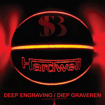 STAYS BRIGHT DELUXE LED BASKETBALL DEEP ENGRAVING EXAMPLE HARDWELL
