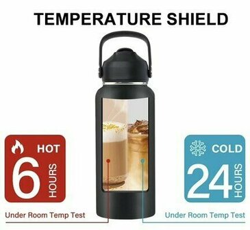 Summer Edition Thermosfles 1L (with magnetic phone holder)