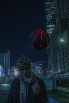 Stays Bright Deluxe - LED - Basketbal - Maat 7