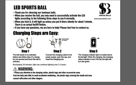 Stays Bright - LED - Voetbal - Maat 5 