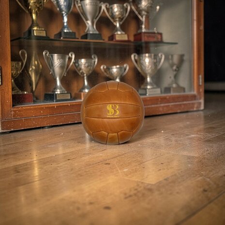 Retro Handgestikte Voetbal - Maat 5