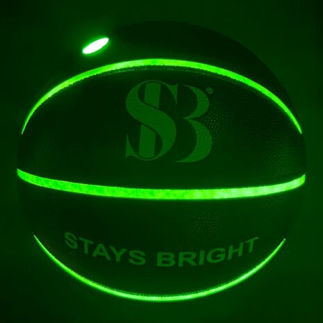 Stays Bright Deluxe - LED - Basketbal - Maat 7