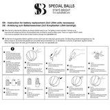 Easy Battery replacement special balls